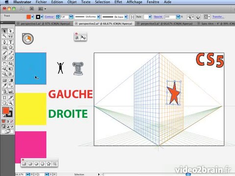 Illustrator CS5 : Le dessin avec les perspectives