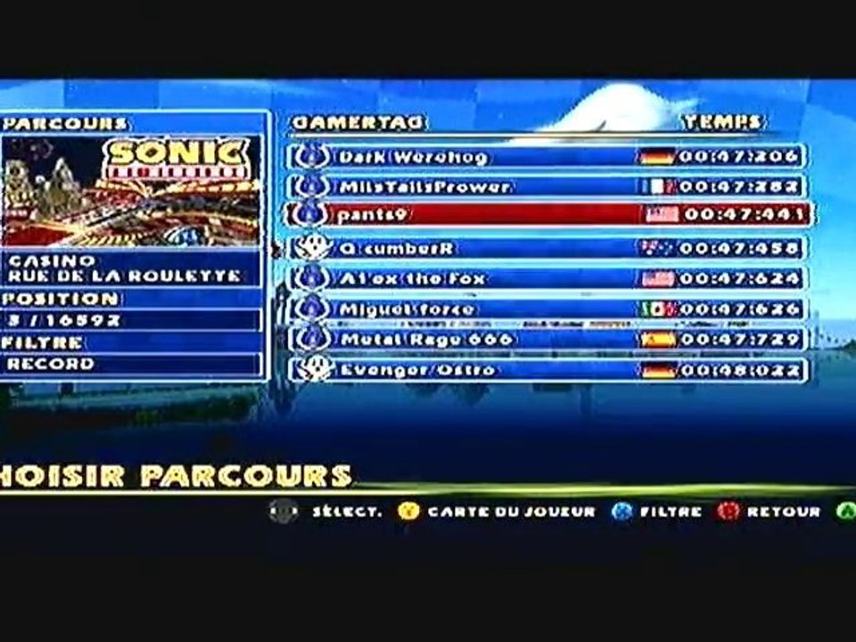 BlaBla Sonic & SEGA All-Stars Racing (Xbox  360)