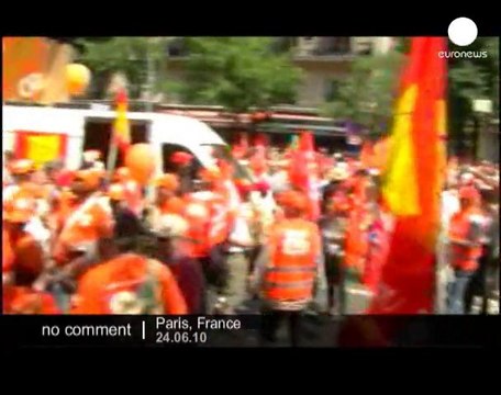 Demonstration in Paris to protest at... - no comment