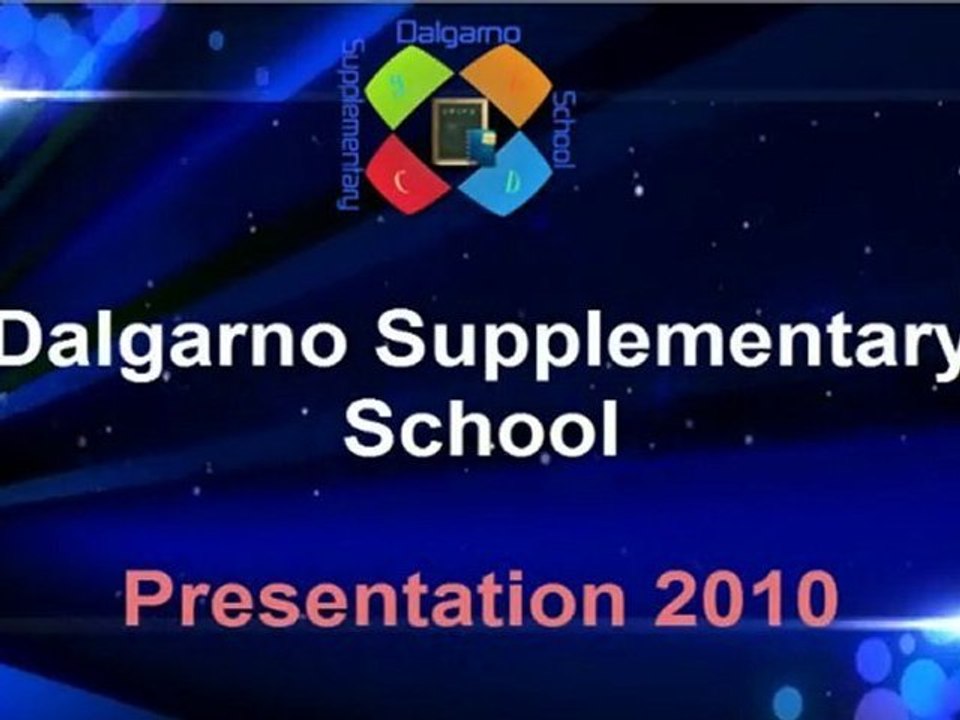 Dalgarno Presentation 2010