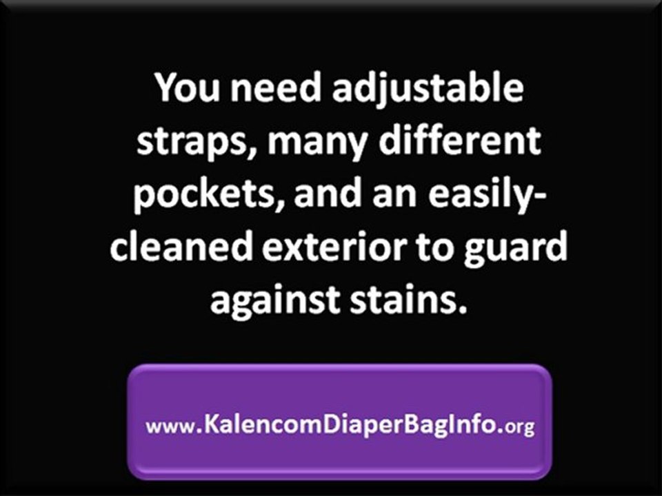 Kalen Diaper Bag