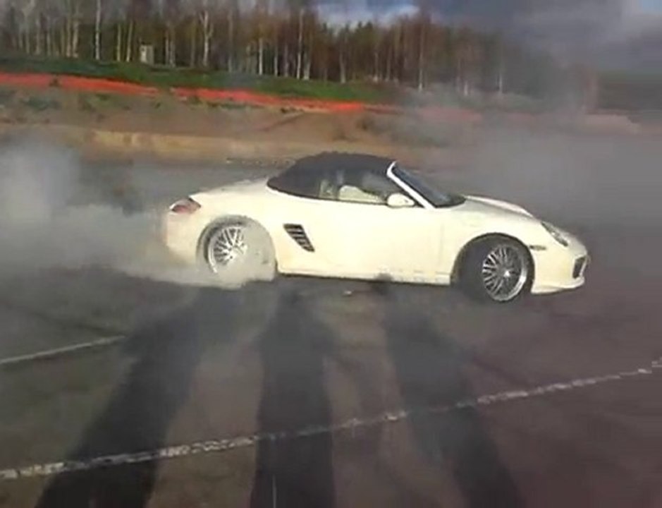 Porsche boxster drift