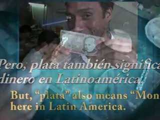 Spanish lessons on video - "Plata" y "Plata"