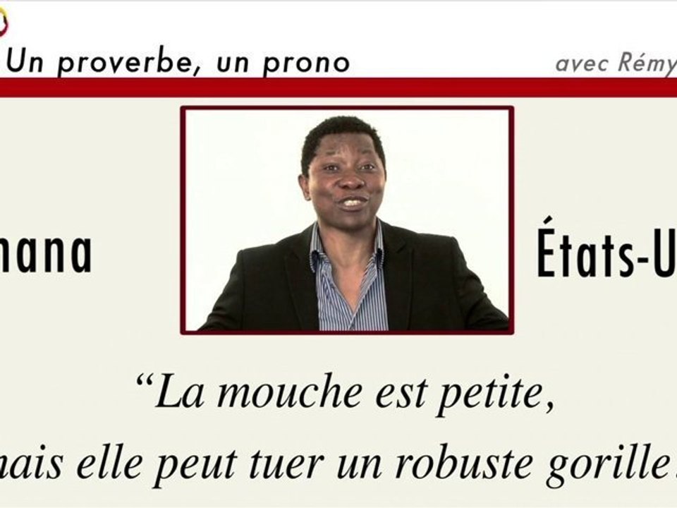 Un proverbe, un prono : Ghana - Etats-Unis