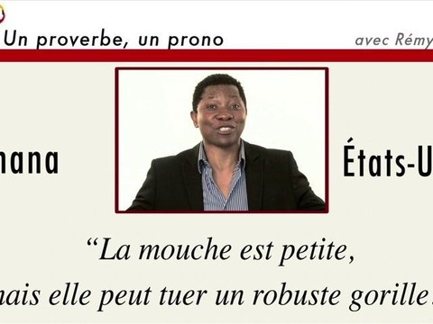 Un proverbe, un prono : Ghana - Etats-Unis