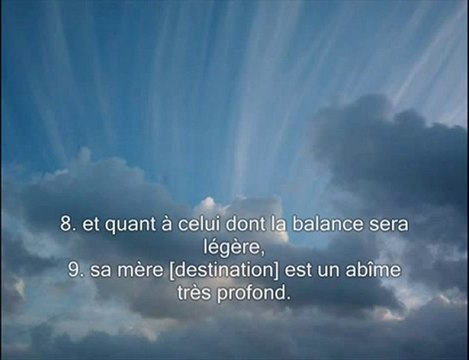 Le saint Coran Sourate 101 Le fracas (Al-Qariah)