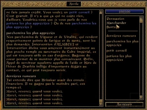 Jouons à Morrowind - 002 (1/2) Emplettes