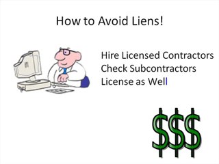 Avoiding a Mechanics Lien in San Diego County - A Foundatio