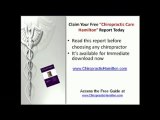 Chiropractic Care Hamilton, Dundas & Ancaster FREE Report
