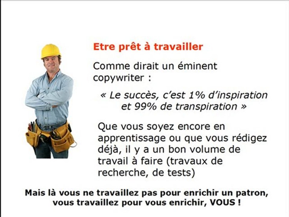 Envoyez ballader votre patron : devenez copywriter !