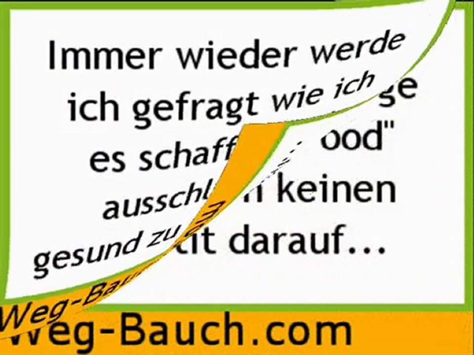 Gesund Abnehmen - Ohne Disziplin zum schlanken Bauch?