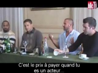 Wentworth and Dominic in Cannes on Puplic TV