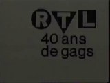 1995 RTL TV - 40 ans - Extrait bétisier (les gags)