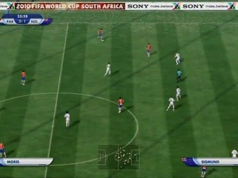 Paraguay - Nouvelle Zélande Coupe du Monde FIFA 2010 Partie