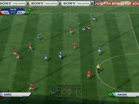 Portugal - Brésil Coupe du Monde FIFA 2010 Partie 1