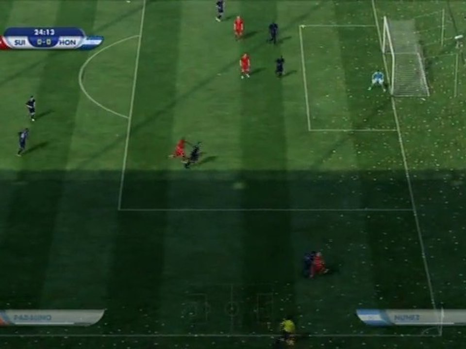 Suisse - Honduras Coupe du Monde FIFA 2010 Partie 1