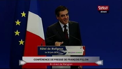 EVENEMENT,Conférence de presse de François Fillon