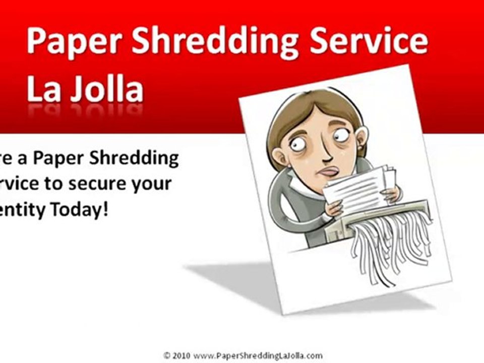 Paper Shredding La Jolla