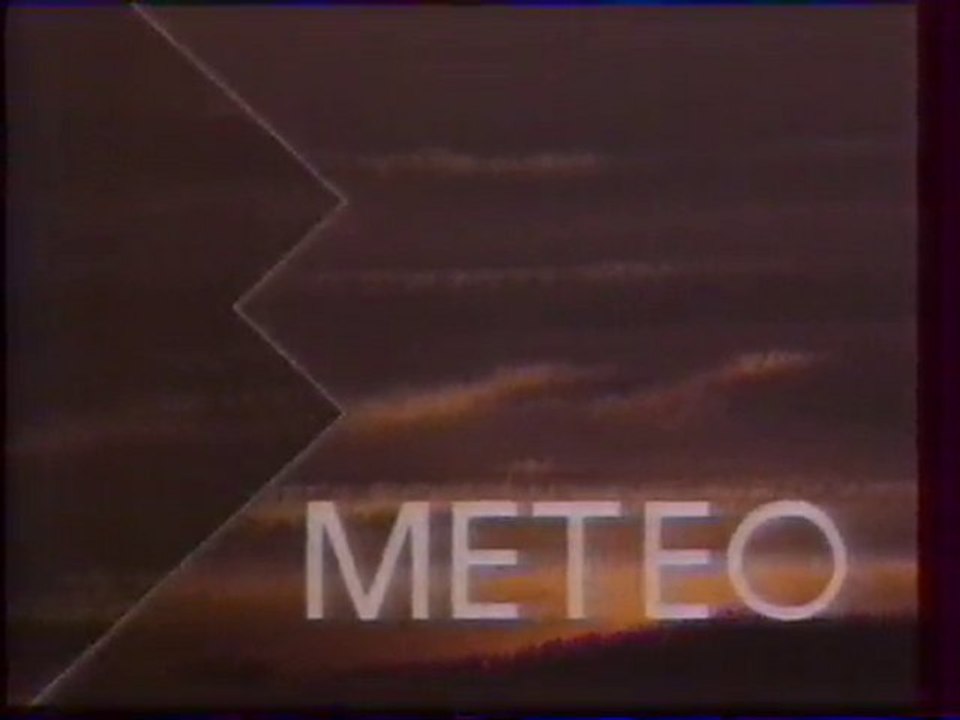 Génerique Météo + la Météo presenter par Michel Touret 1989