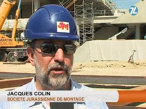 Pierres Vives : des poutres 24 mètres de long, 5 de haut pour 11 tonnes