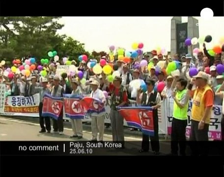 Ceremony in SKorea marking 60th anniversary... - no comment