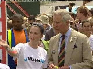 Prince Charles visits Glastonbury