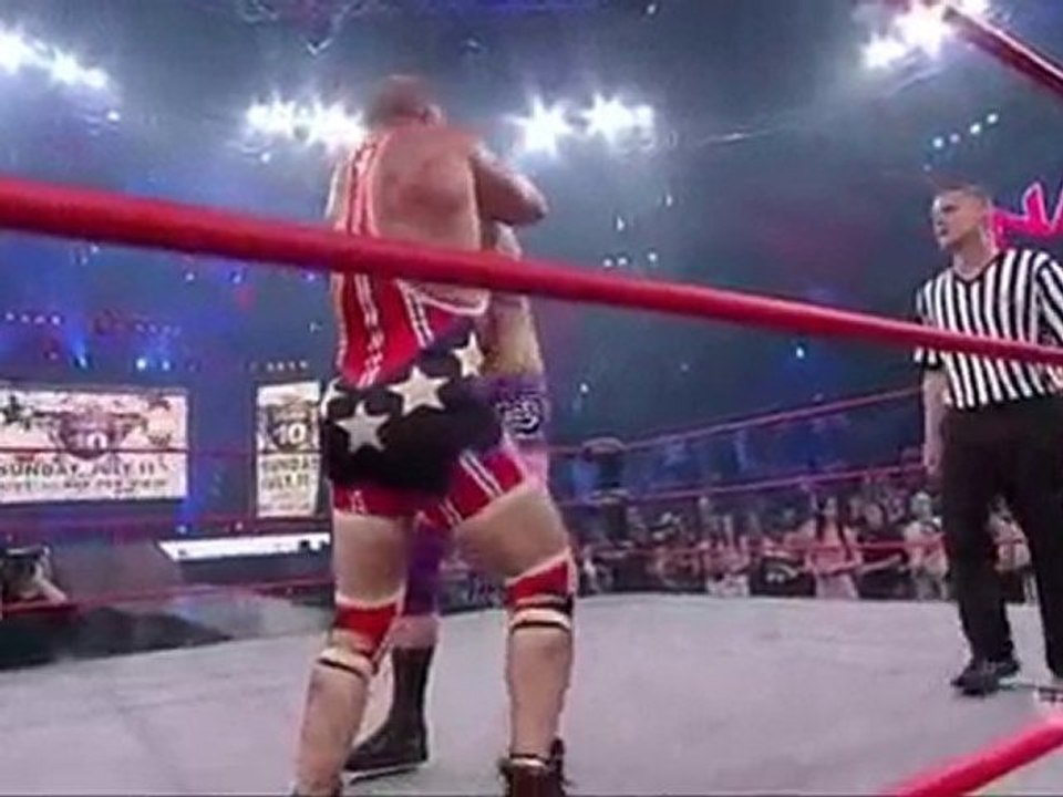 20100624 TNA Impact Desmond Wolfe vs Kurt Angle