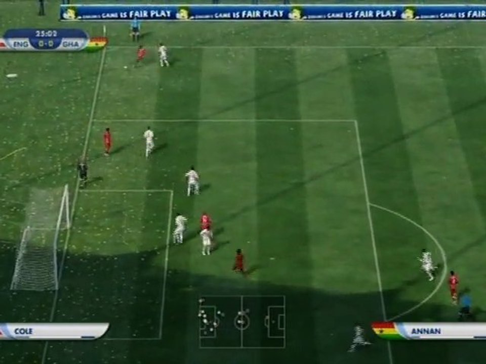 Angleterre - Ghana Coupe du Monde FIFA 2010 Partie 1