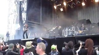 Hellfest 2010 - Saxon - Entrée en scène