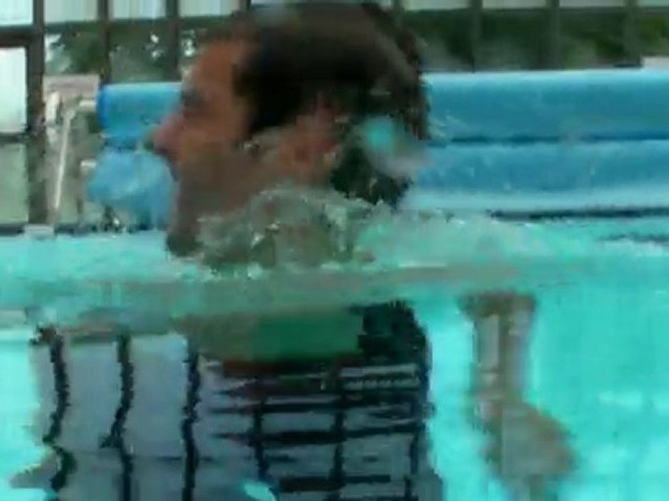 a la piscine avec ma nouvelle camera