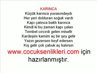 Karınca-Çocuk Şarkısı