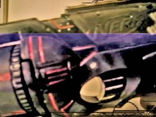 Post Apocalyptic Dieselpunk Gun, modded Nerf Maverick