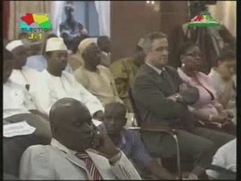 Discours de Konaté aux 24 candidats