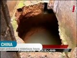 Hoyos en China: SinkHoles