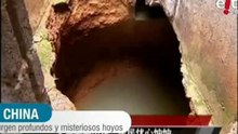 Hoyos en China: SinkHoles