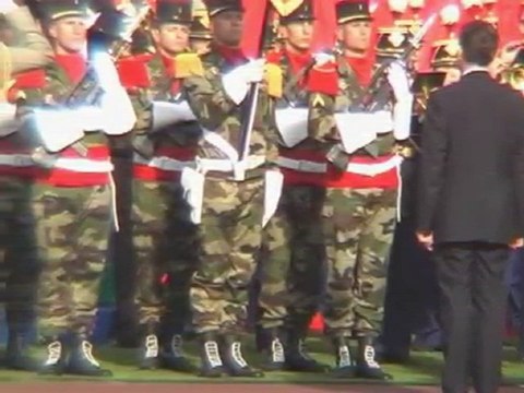 Inauguration de l'obelisque Venet