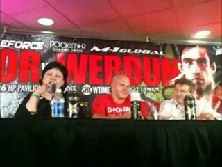 Fedor Post Fight Presser (pt 2)