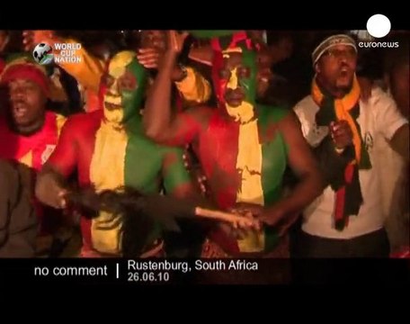 Ghanaian fans react after WC match - no comment