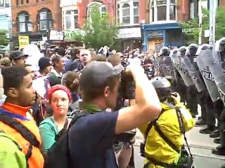 G20 Toronto - Protest Queen Spadina 3:53pm