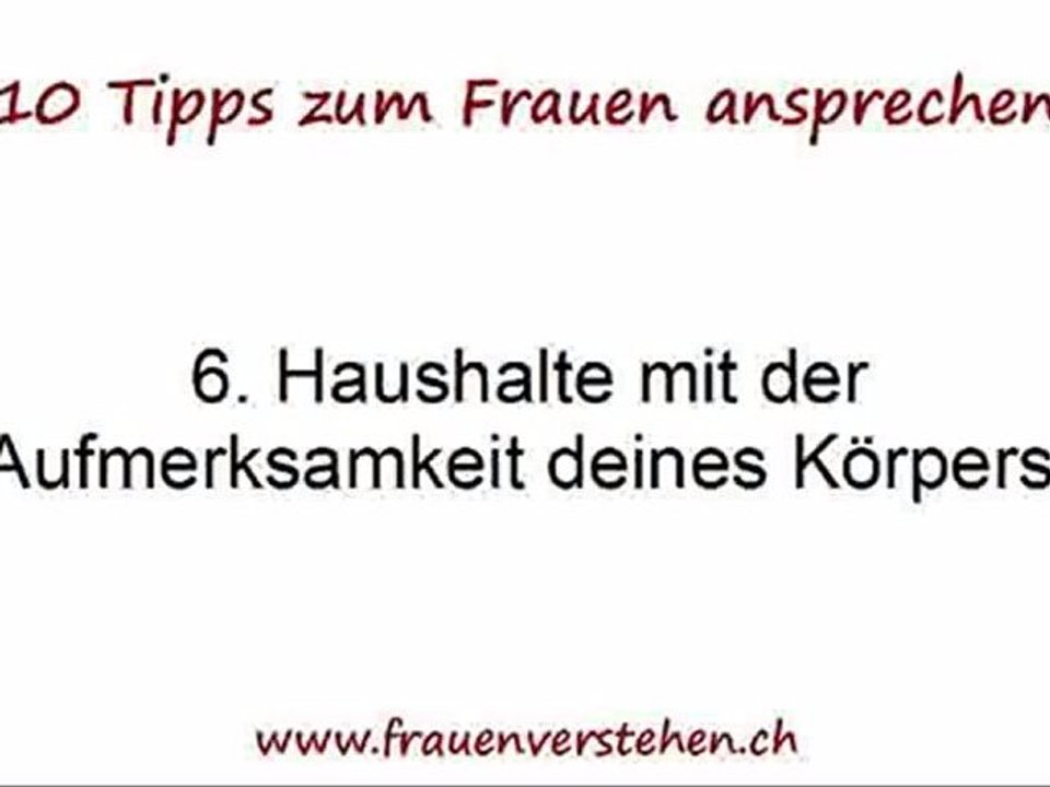 10 Tipps zum erfolgreich Frauen ansprechen