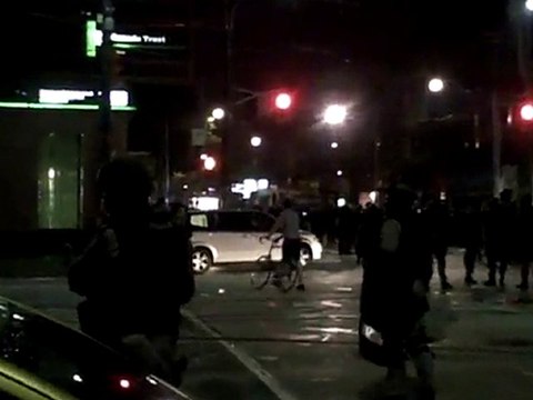 G20 Toronto Protests @ Spadina and Queen 12:50am