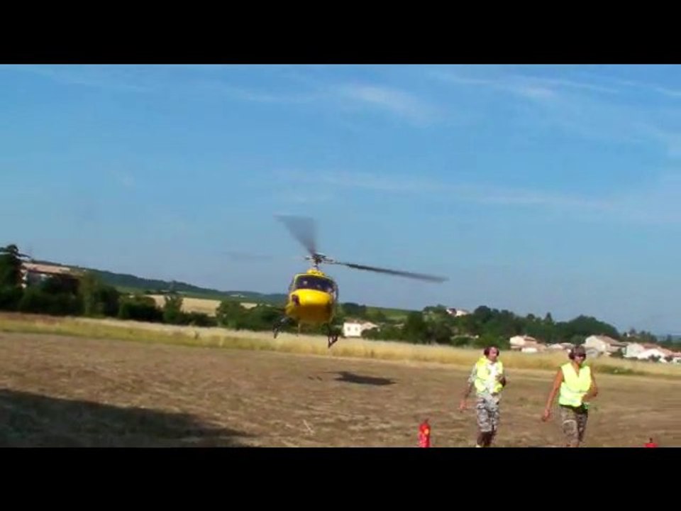 baptème en helicoptère a crest (drôme)