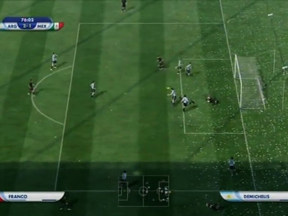 Argentine - Mexique Coupe du Monde 2010 FIFA 2010 Partie 2