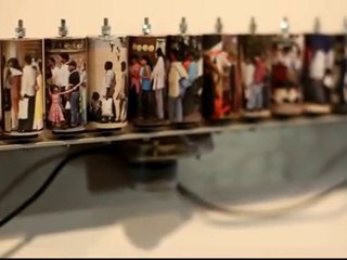 Installation de Shilpa Gupta au château de Blandy, 2010