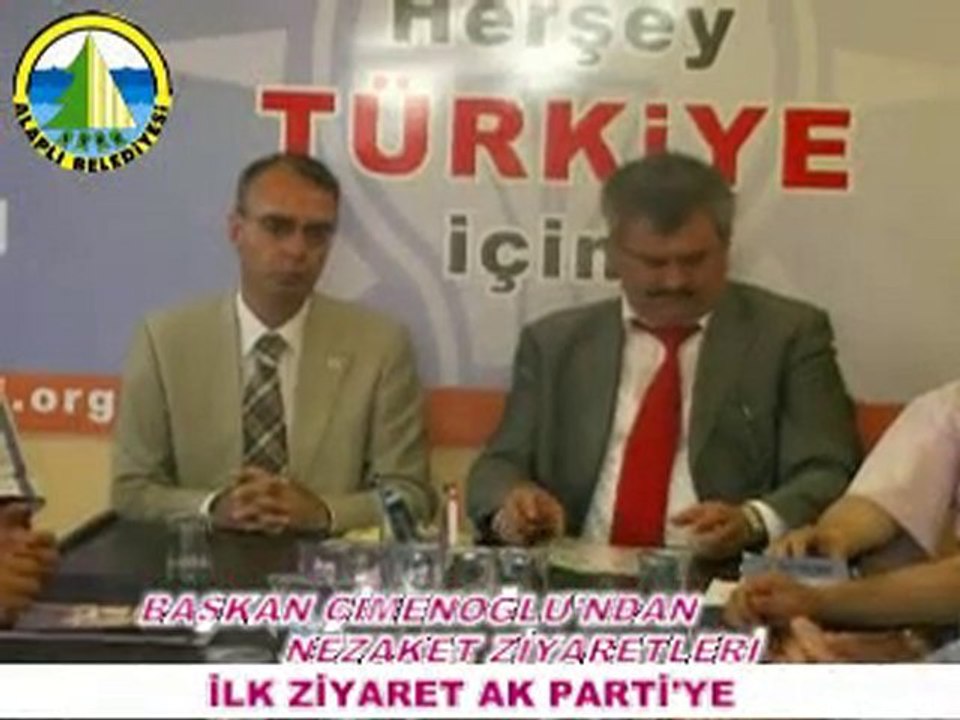 BAŞKAN ÇİMENOĞLU'NDAN AKP'YE ZİYARET
