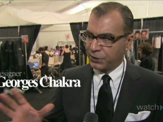 Backstage with Designer Georges Chakra at NY Fashion Week