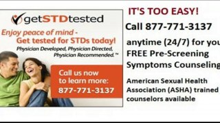 How To Take a VD Test - Call 24/7!