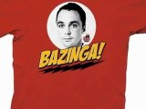 Big Bang Theory - Bazinga Adult T-shirt in Red