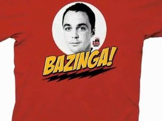 Big Bang Theory - Bazinga Adult T-shirt in Red