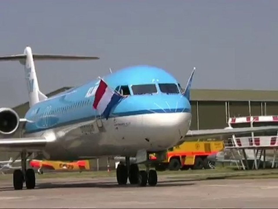Fokker 100 voor Aviodrome Lelystad (2010)